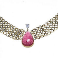 necklace-18k–woven-rubelite-diamond